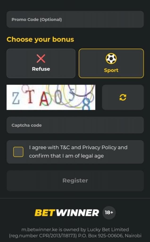 betwinner choose your bonus