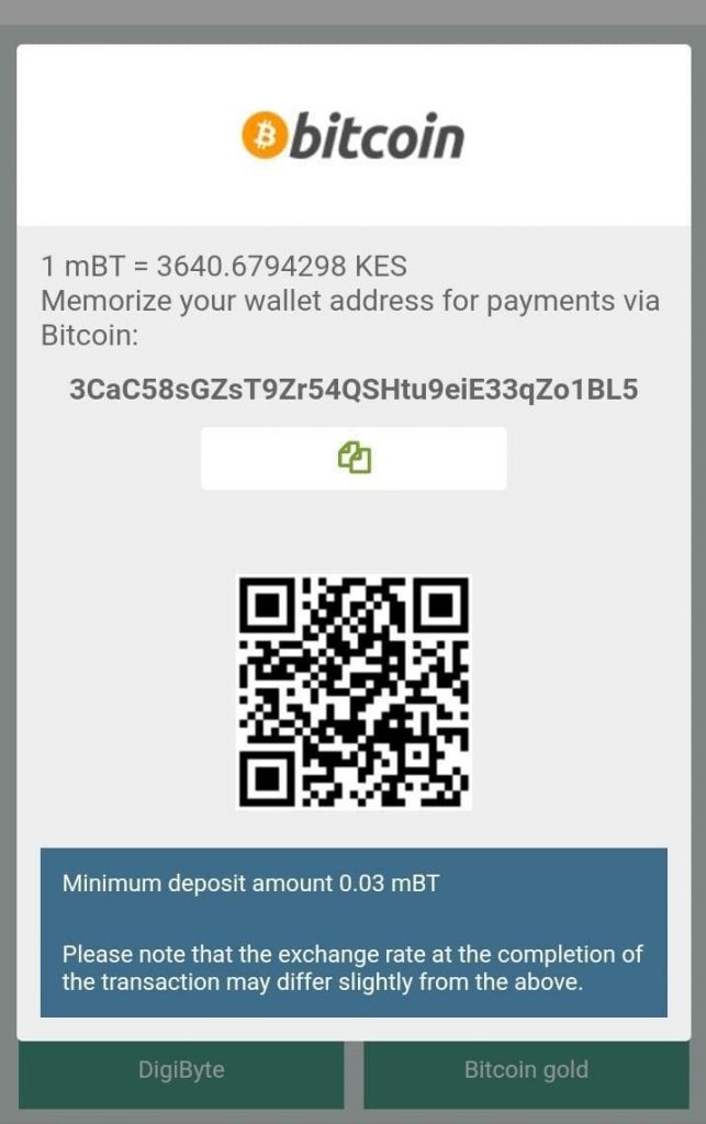 betwinner bitcoin QR