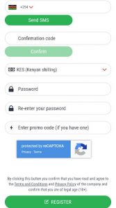 22 bet bonus register