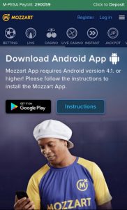 Mozzartbet download app